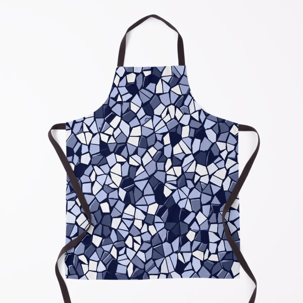 Item preview, Digital Design Mosaic Art Patterns in Blue designed and sold by ShopieHome.