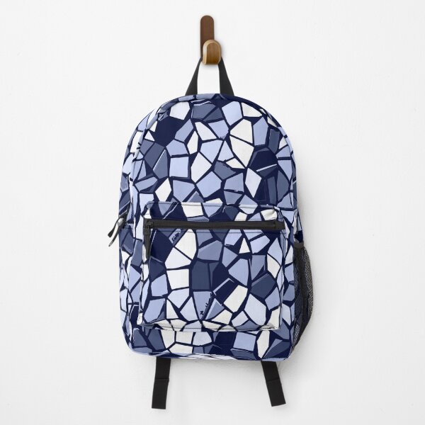 Item preview, Digital Design Mosaic Art Patterns in Blue designed and sold by ShopieHome.