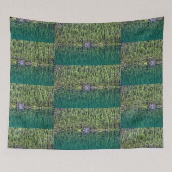Item preview, Trees at Lake Braies  designed and sold by Yair Karelic.