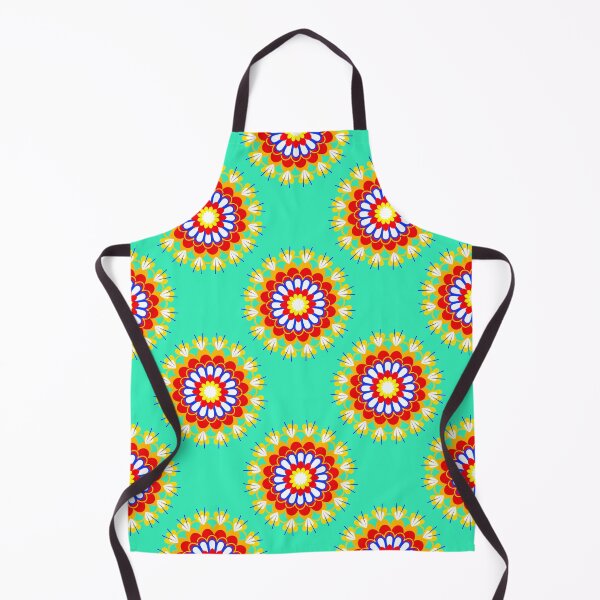 Item preview, Flower, colorful flowers on a green background designed and sold by Chamaiporn Pangtorn.