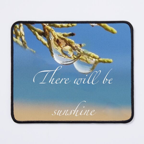 Artikelvorschau, Regentropfen Fotokunst - Strand * Nach dem Regen kommt die Sonne *Spruch entworfen und verkauft von kikidu21.