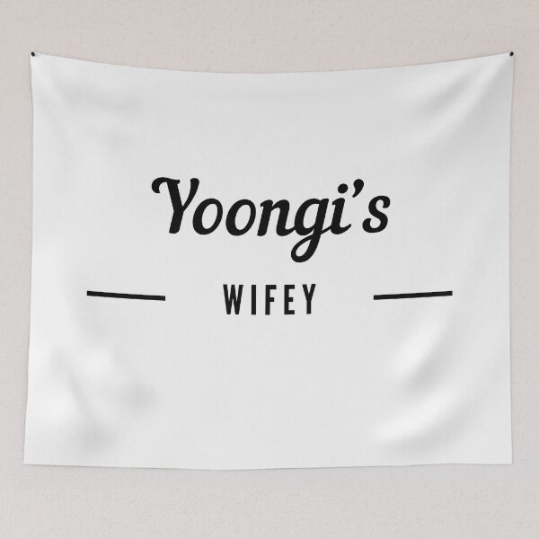 Item preview, Yoongi wifey designed and sold by Daebakshop.