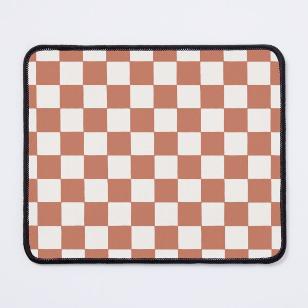 Item preview, 90s nostalgia retro checkerboard - terracotta designed and sold by Chelsea Jay.