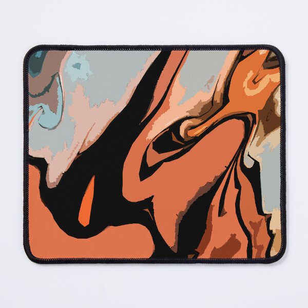 Item preview, Digital Colorful Abstract Patterns in Orange, Grey and Black designed and sold by ShopieHome.