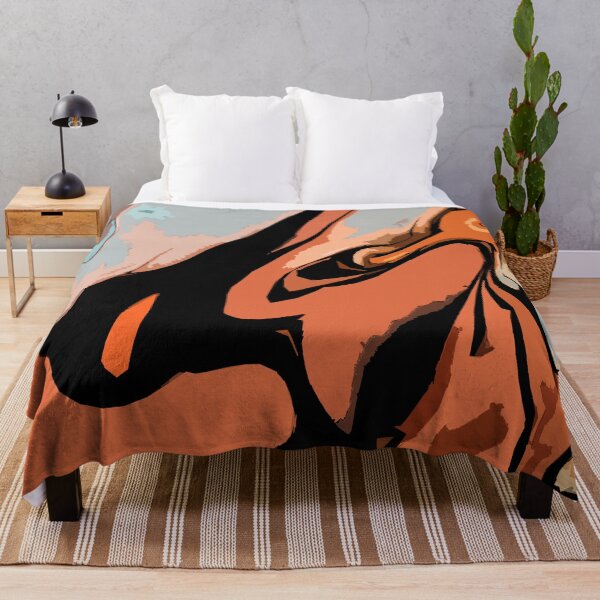 Item preview, Digital Colorful Abstract Patterns in Orange, Grey and Black designed and sold by ShopieHome.