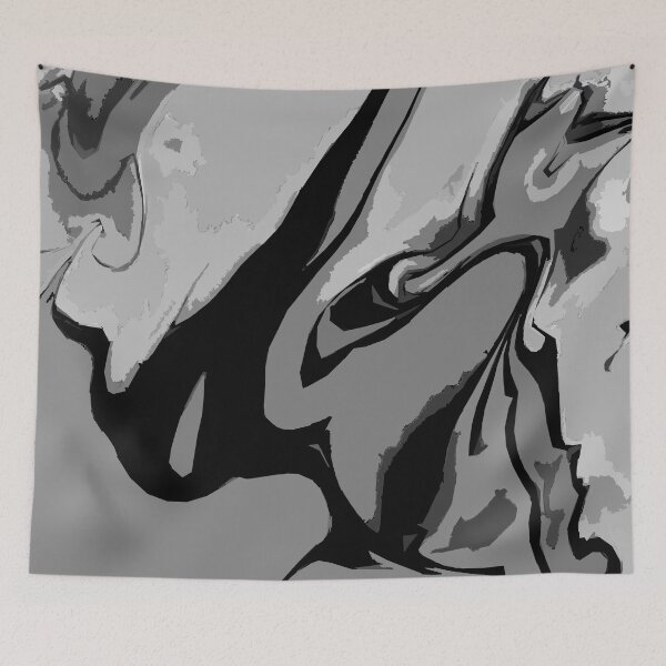 Item preview, Digital Abstract Patterns in Black and Grey Shades designed and sold by ShopieHome.