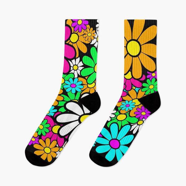 Item preview, Retro Happy Daisy Daisies Flowers Happy Flowers Pattern designed and sold by funnytshirtemp.