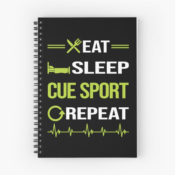 Item preview, Funny Eat Sleep Repeat Cue Sports designed and sold by HappyTshirt1239.