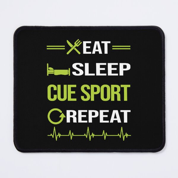 Item preview, Funny Eat Sleep Repeat Cue Sports designed and sold by HappyTshirt1239.