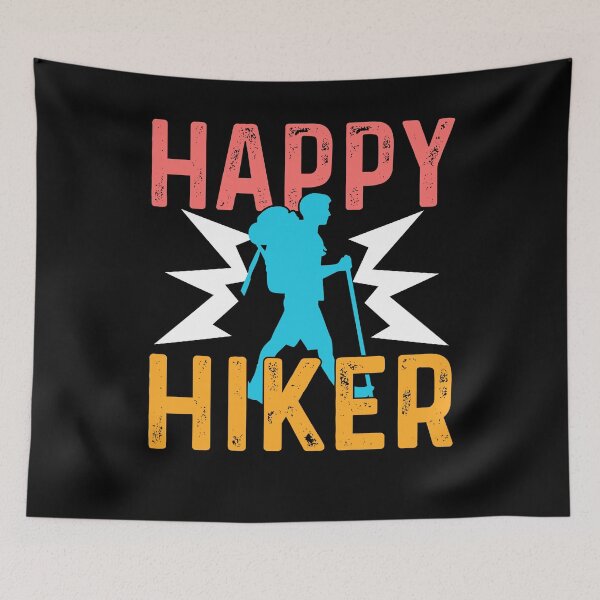 Item preview, Hiking Happy Hiker designed and sold by UnknownArtistt.