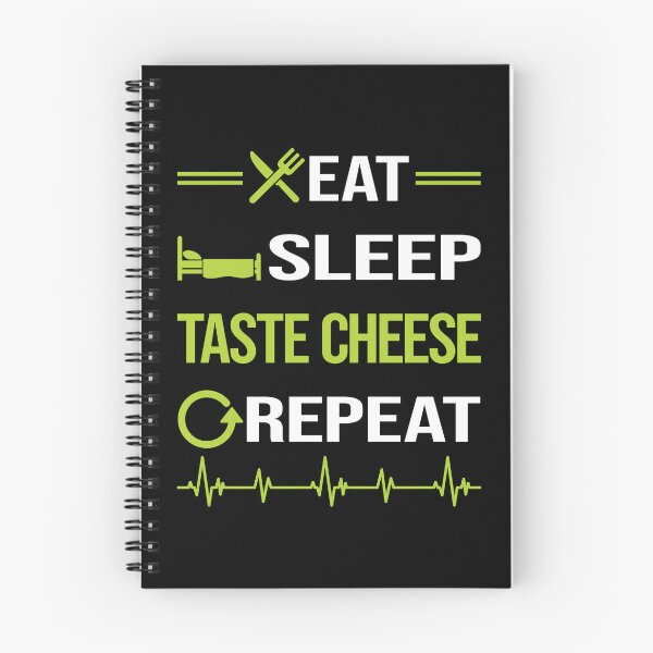 Item preview, Funny Eat Sleep Repeat Cheese Tasting designed and sold by HappyTshirt1239.