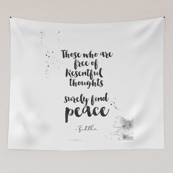 Item preview, Those Who Are Free Of Resentful Thoughts Surely Find Peace - Quotes From Buddha About Peace designed and sold by Buddhaport.