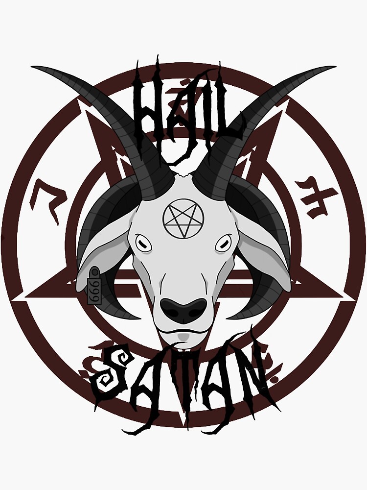 poster-satanic-goat-gifts-idea-sticker-for-sale-by-rosewillie-redbubble