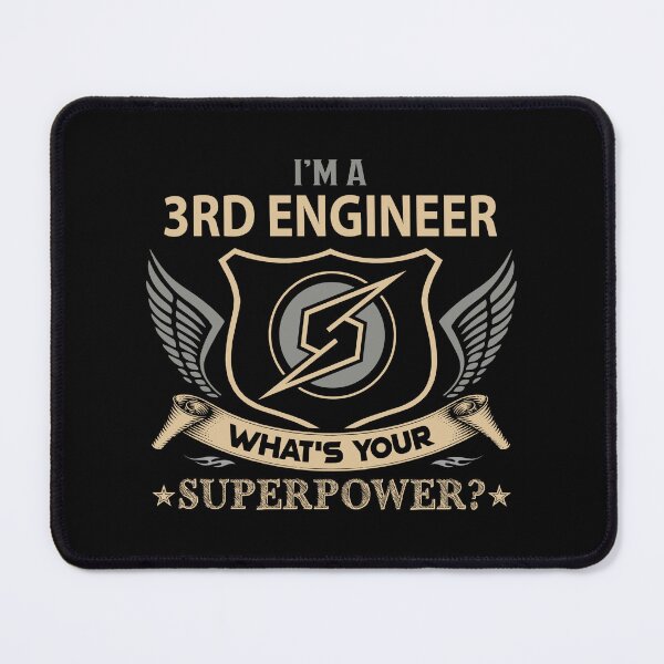 Item preview, 3Rd Engineer T Shirt - Superpower Job Gift Item Tee designed and sold by watkinsmat.