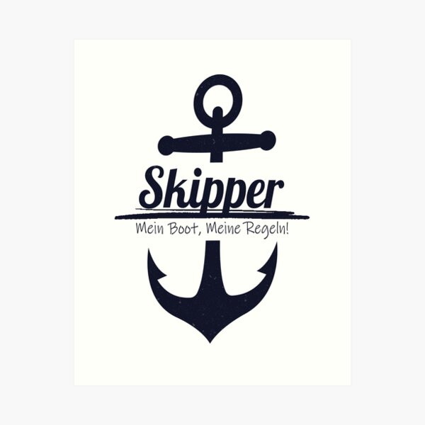 Skipper Captain Boat 