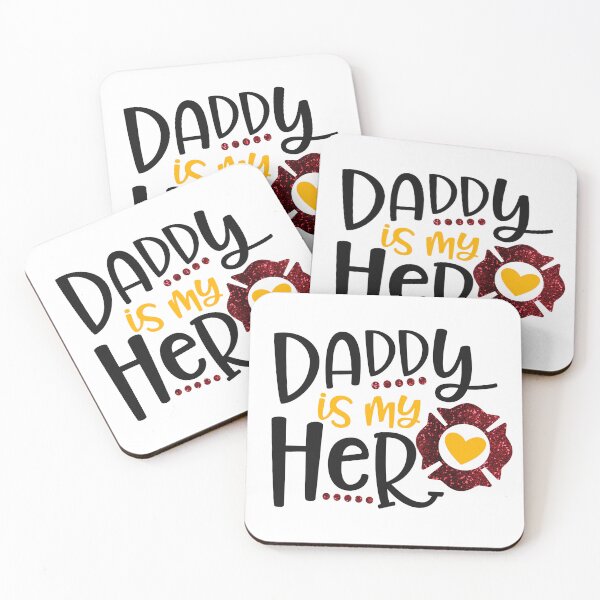 Item preview, Firefighter Father Dad is my hero Firefighter child designed and sold by Jelisandie.
