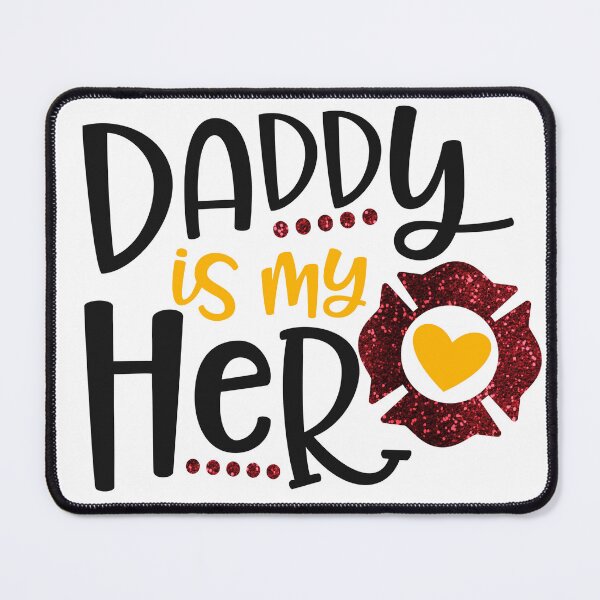 Item preview, Firefighter Father Dad is my hero Firefighter child designed and sold by Jelisandie.