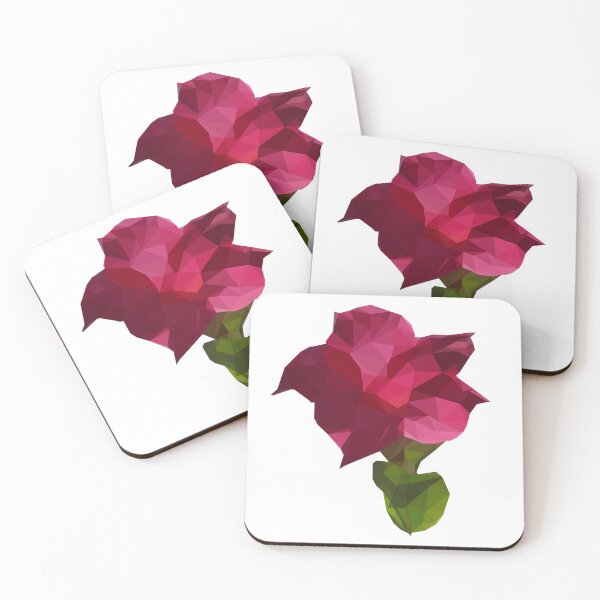 Item preview, Red flower lowpoly transparent designed and sold by xP42.