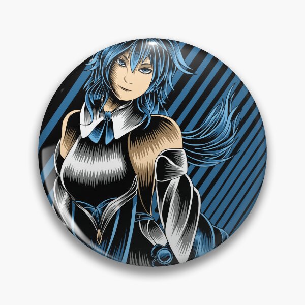 Item preview, Japanese Warrior Woman Blue Hair  designed and sold by BakaOutfit.