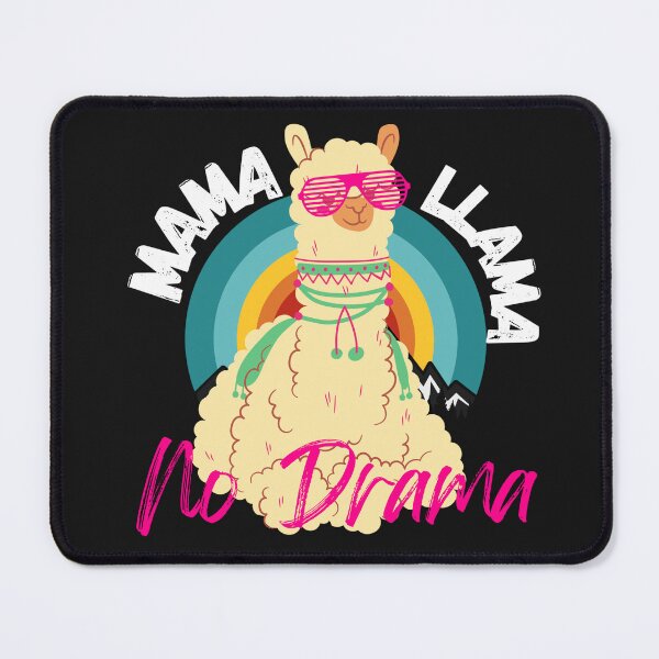 Item preview, Mama Llama No Drama (Distressed) designed and sold by UnboundFull.