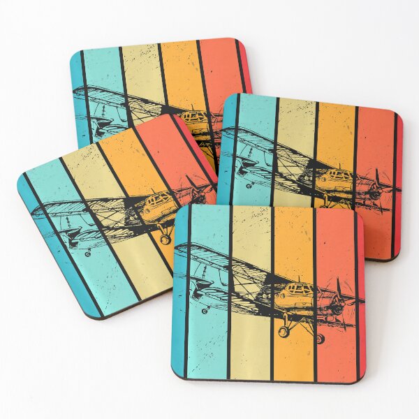 Artikelvorschau, Flieger-Pilotgeschenke Lustige Retro Doppeldecker-Flugzeug-Luftfahrt entworfen und verkauft von corruptmacadami.