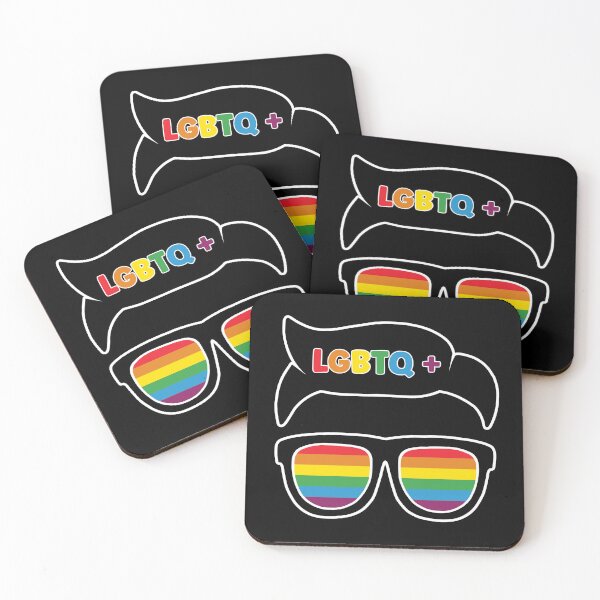Item preview, LGBTQ+ rainbow sunglasses designed and sold by Astralia.