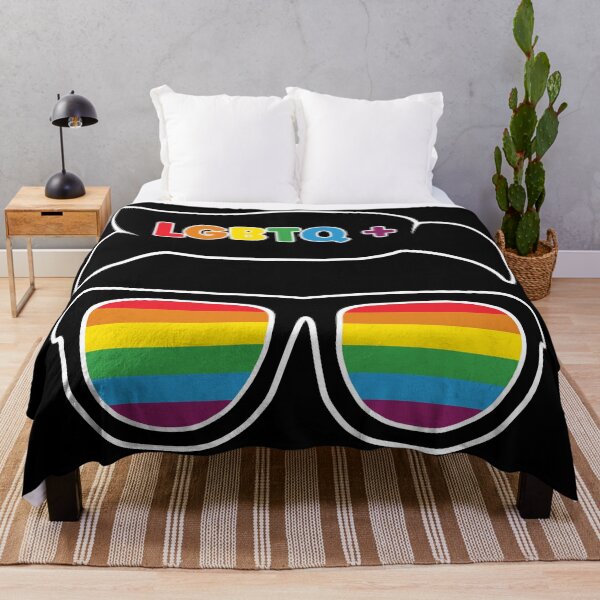 Item preview, LGBTQ+ rainbow sunglasses designed and sold by Astralia.