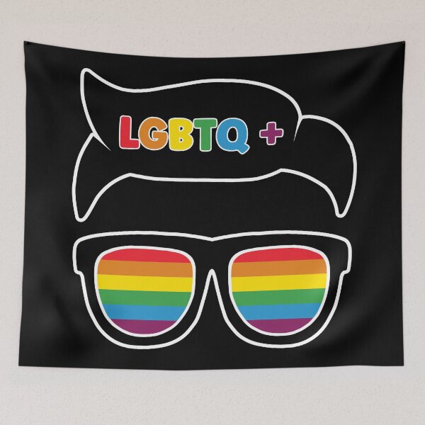Item preview, LGBTQ+ rainbow sunglasses designed and sold by Astralia.