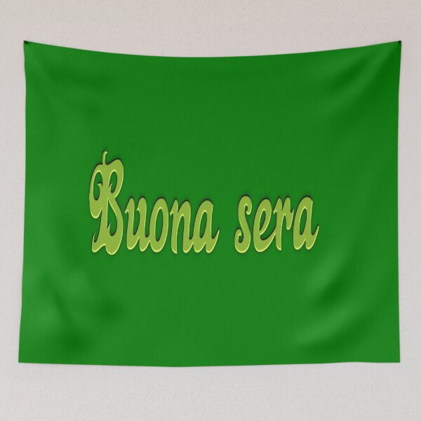 Item preview, Good evening in italian language art color  designed and sold by artdragongift 15.