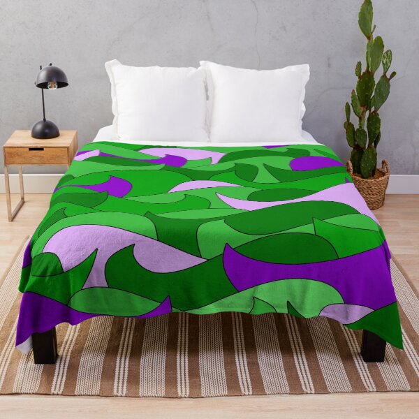 Item preview, Abstract pattern - purple and green. designed and sold by K.S ART.