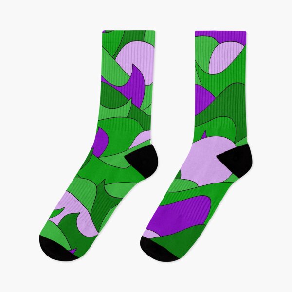 Item preview, Abstract pattern - purple and green. designed and sold by K.S ART.