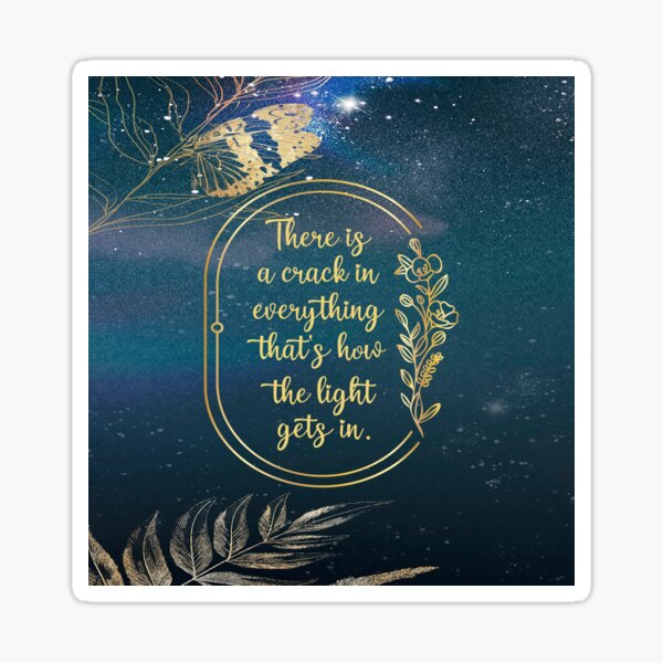 Leonard Cohen Sticker