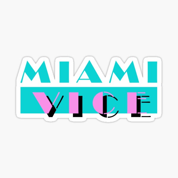 BESTSELLER-MIAMI VICE Sticker