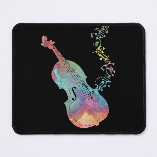 Item preview, Watercolor Violin With Music Notes designed and sold by Primroaddesigns.