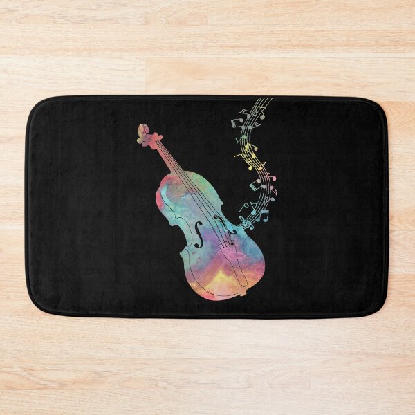 Item preview, Watercolor Violin With Music Notes designed and sold by Primroaddesigns.