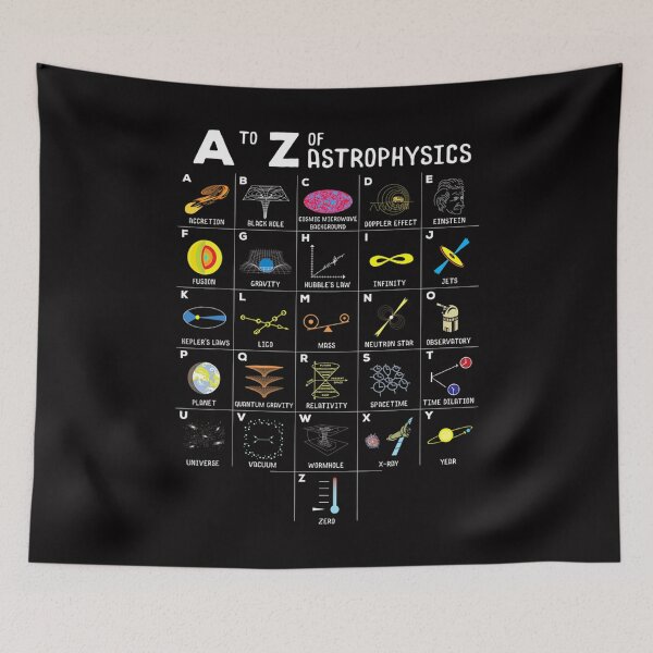Item preview, A To Z Funny Astronomy Lover Astrophysics Astronomer  designed and sold by KristieFannon.
