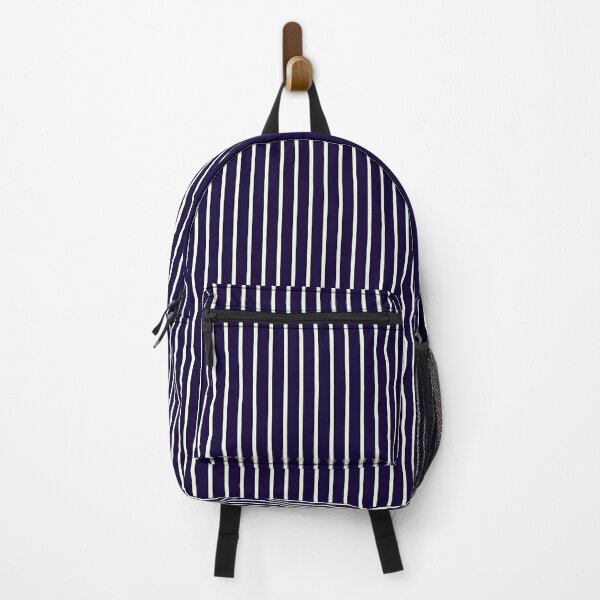 Item preview, vertical blue stripes and white lines pattern designed and sold by cutecrazytshirt.
