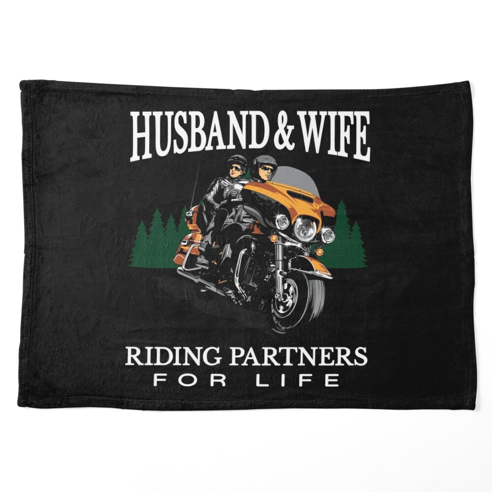 Husband & wife riding partners for life, Biker