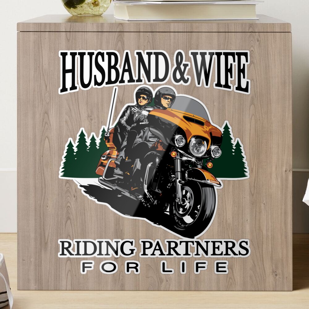 Husband & wife riding partners for life, Biker