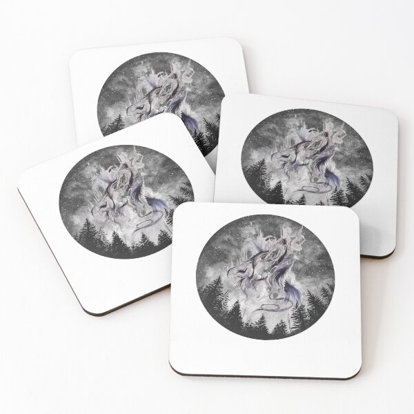 Item preview, Poster Howling Wolf Funny Gifts Boys Girls designed and sold by HarveyLink.