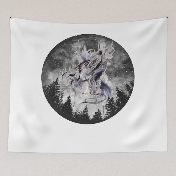 Item preview, Poster Howling Wolf Funny Gifts Boys Girls designed and sold by HarveyLink.