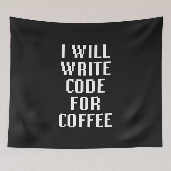 Item preview, I will write code for coffee designed and sold by Code  Monkeys.