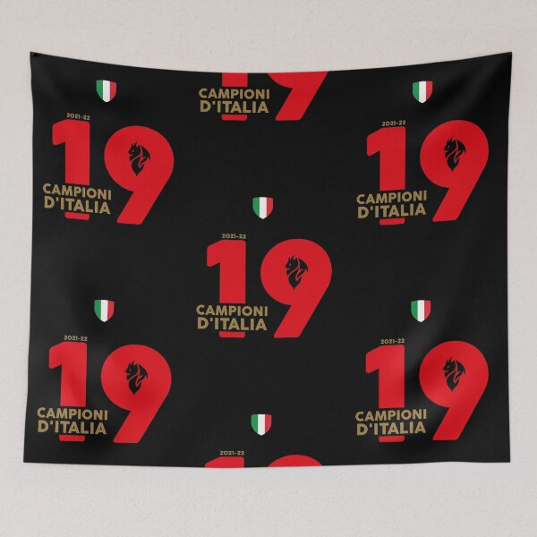 Item preview, AC Milan CAMPIONI D'ITALIA / Champions of Italy 2022 - Best Selling Design designed and sold by ahmadem.