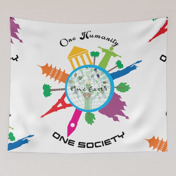 Item preview, One Society, one Earth,  One Humanity, Earth, Life, Solution  designed and sold by SpArtk.