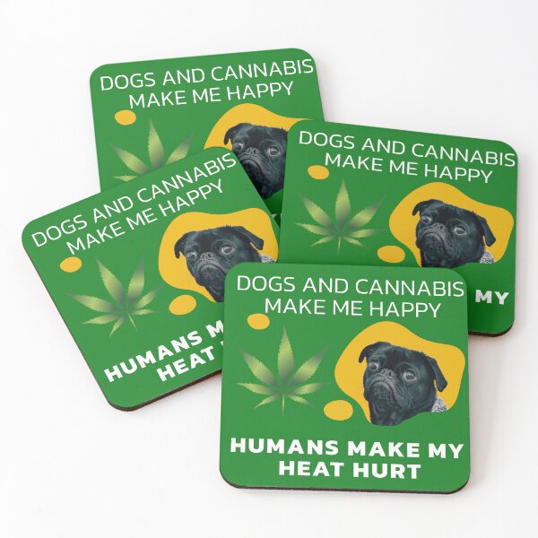 Item preview, Dogs And Cannabis Make Me Happy  designed and sold by BestDesignbySof.