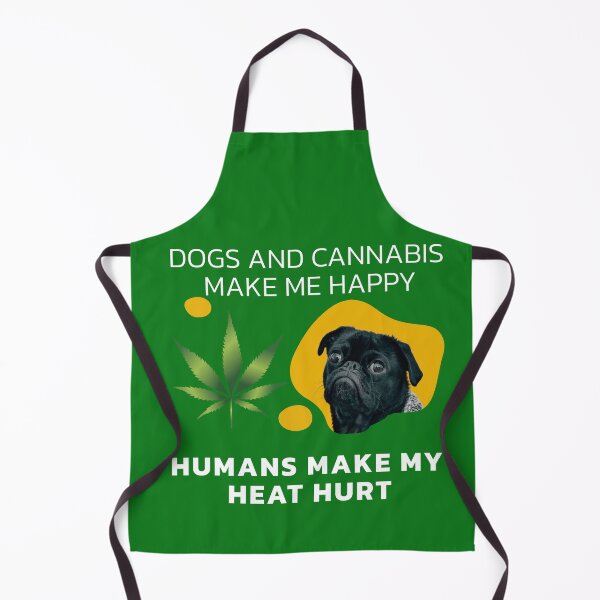 Item preview, Dogs And Cannabis Make Me Happy designed and sold by BestDesignbySof.
