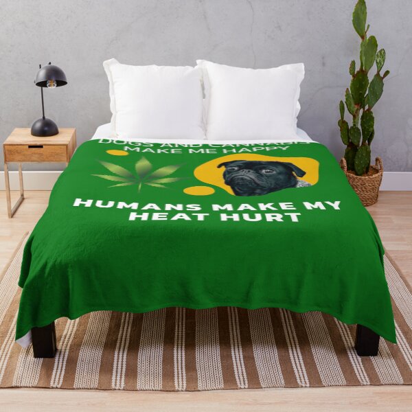 Item preview, Dogs And Cannabis Make Me Happy designed and sold by BestDesignbySof.