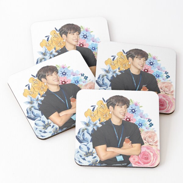 Item preview, Seventeen Jeon Wonwoo in Flower Backdrop designed and sold by CrownMaru.