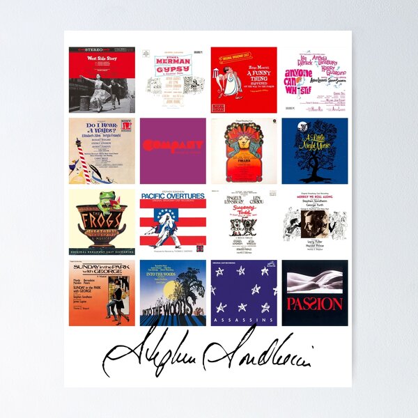Item preview, Stephen Sondheim Musicals  designed and sold by musicalthreads.