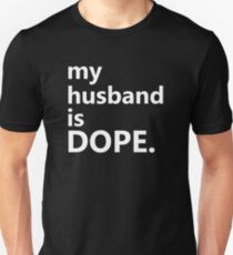 Mein Ehemann ist Dope Slim Fit T-Shirt